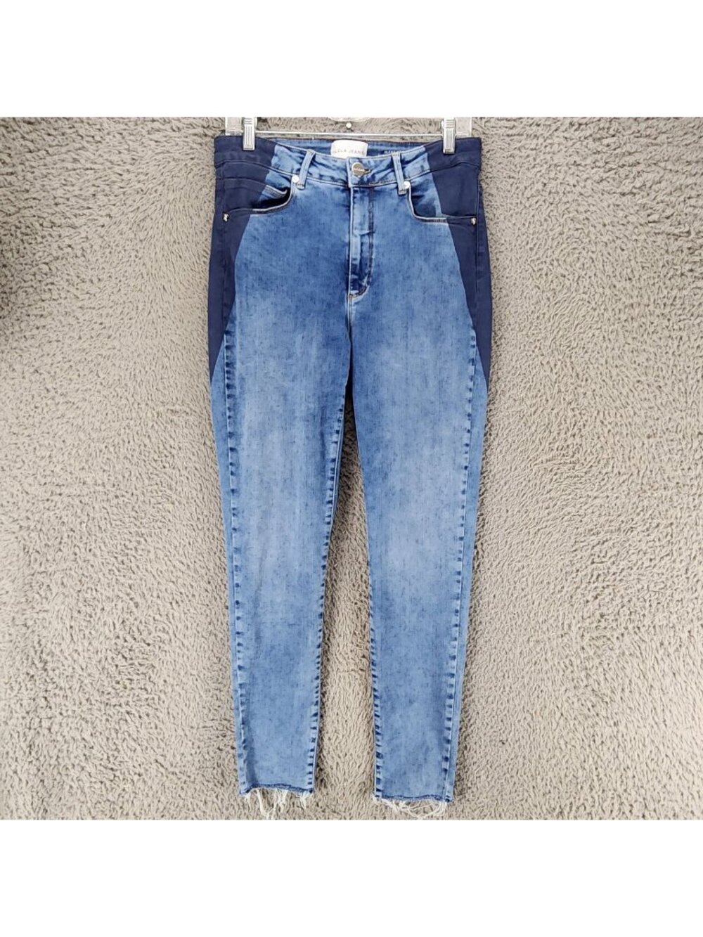 Lola Jeans Womens 31 Alexa Blue Stretch Denim Skinny *Read*